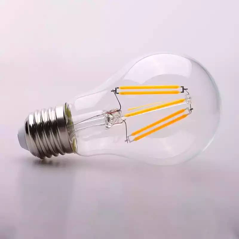 صرفه جویی در مصرف انرژی با لومن بالا 2 سال گارانتی B22 E27 A60 LED رشته لامپ 8w برای خانه