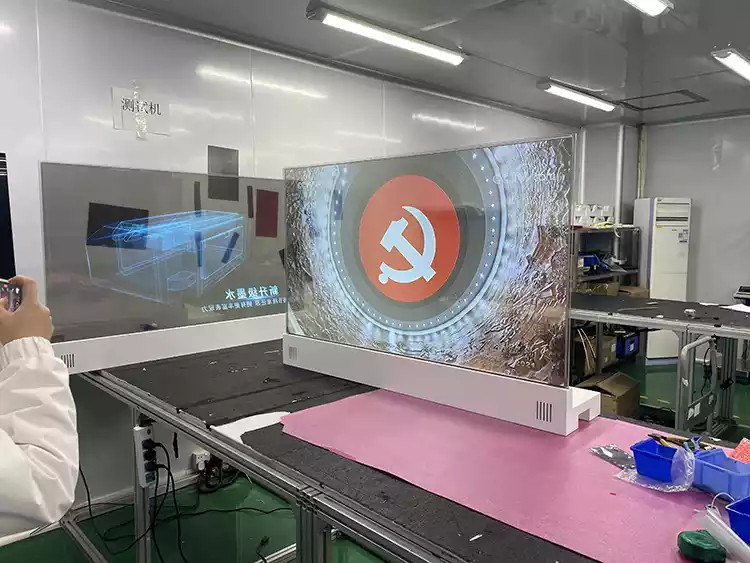 55 Inch Transparent Oled Screen For Advertising Window Transparent Display Digital Signage
