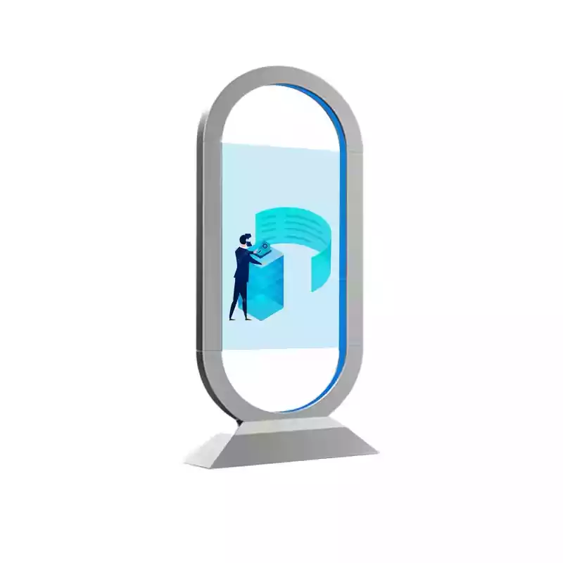 Customized Oval Transparent OLED Airport