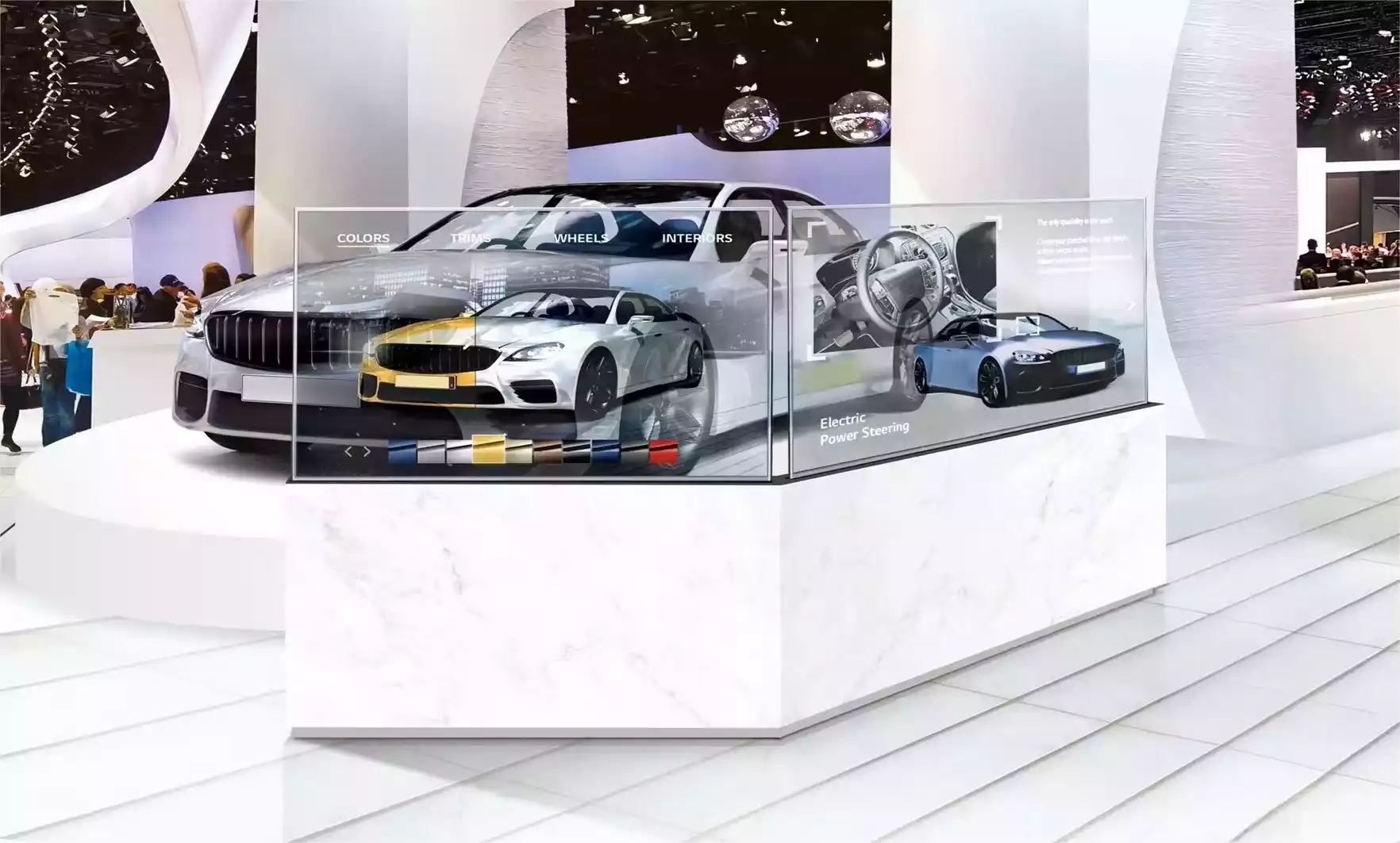 فروش عمده صفحه نمایش OLED شفاف هوشمند