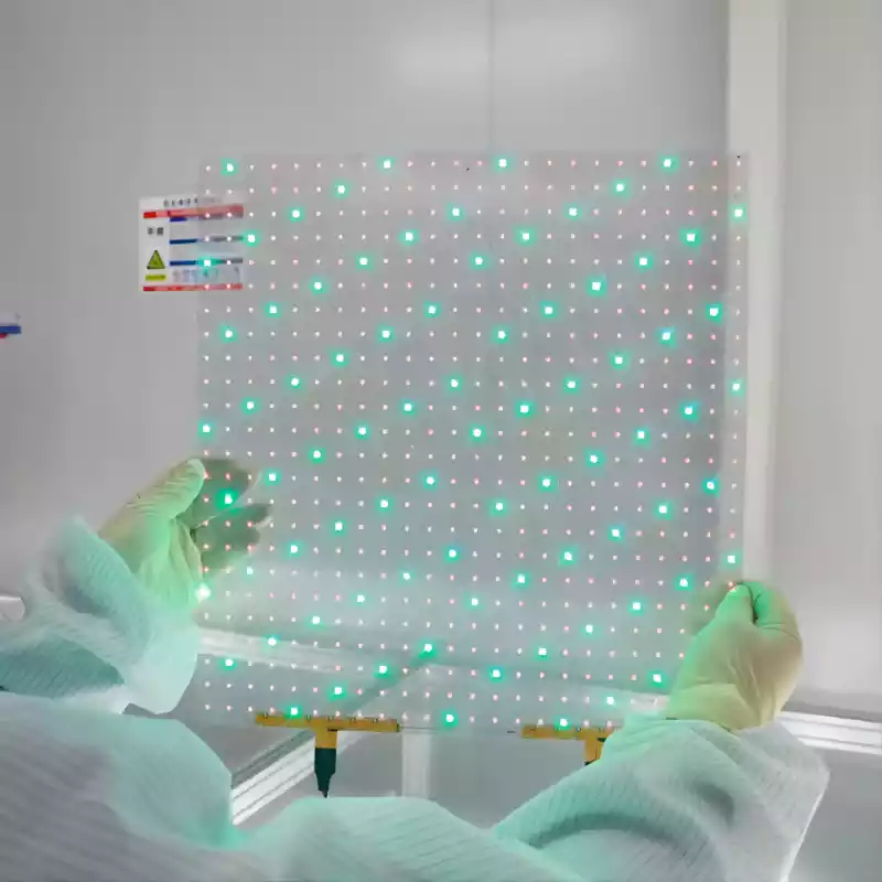 تبلیغات پرده شیشه ای هوشمند OEM